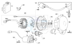 RS 125 E2 - E3 drawing Ignition unit