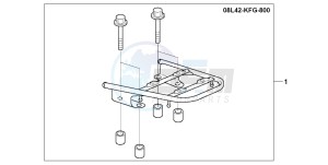 FES125 PANTHEON drawing REAR CARRIER