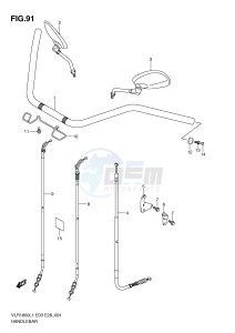 VLR1800 (E3-E28) drawing HANDLEBAR