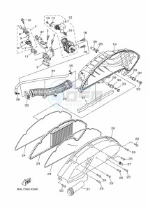 XC115F  (BL77) drawing REAR WHEEL