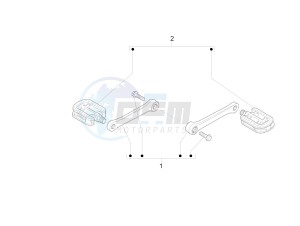 Wi-Bike Enel 0 drawing Control pedals - Levers