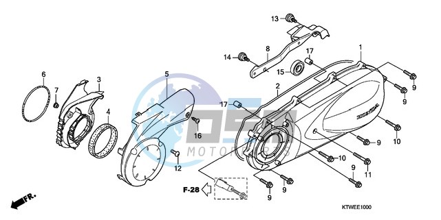 LEFT CRANKCASE COVER