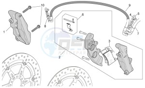 Tuono V4 1100 RR (USA-CND) USA-CND drawing Front brake caliper