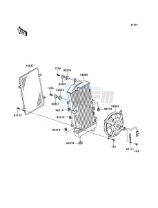 VN900 CLASSIC VN900BDF GB XX (EU ME A(FRICA) drawing Radiator