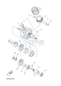 YZF-R125 R125 (5D78 5D78 5D78 5D78) drawing CRANKSHAFT & PISTON