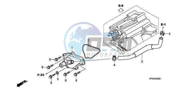 WATER PUMP COVER