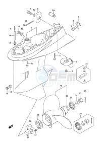 DF 50A drawing Gear Case High Thrust