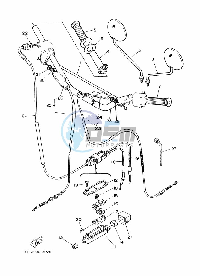 STEERING HANDLE & CABLE