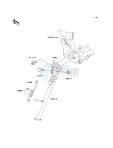 ZX 1000 C [NINJA ZX-10R] (C2) C2 drawing STAND-- S- -