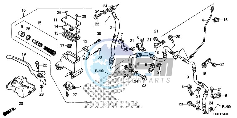 FRONT BRAKE MASTER CYLINDER