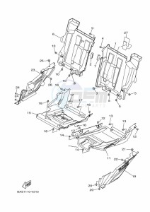 YXZ1000E YXZ1000R (B5J9) drawing SIDE COVER