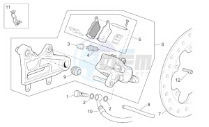 Pegaso 650 ie drawing Rear master brake cylinder