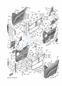 YXE850EN YXE85WPHM (BAND) drawing SIDE COVER