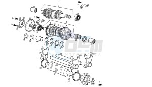 SENDA R DRD - BLACK DEVIL 2A EDIZIONE - 50 CC VTHSR1A2A drawing GEAR BOX