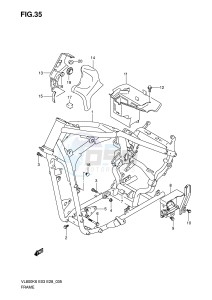 VL800 (E3-E28) VOLUSIA drawing FRAME (MODEL K6 K7 K8)