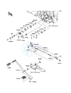 VN1700_CLASSIC_ABS VN1700FDF GB XX (EU ME A(FRICA) drawing Gear Change Mechanism