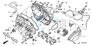 CBF1000S9 UK - (E / ABS MKH) drawing AIR CLEANER