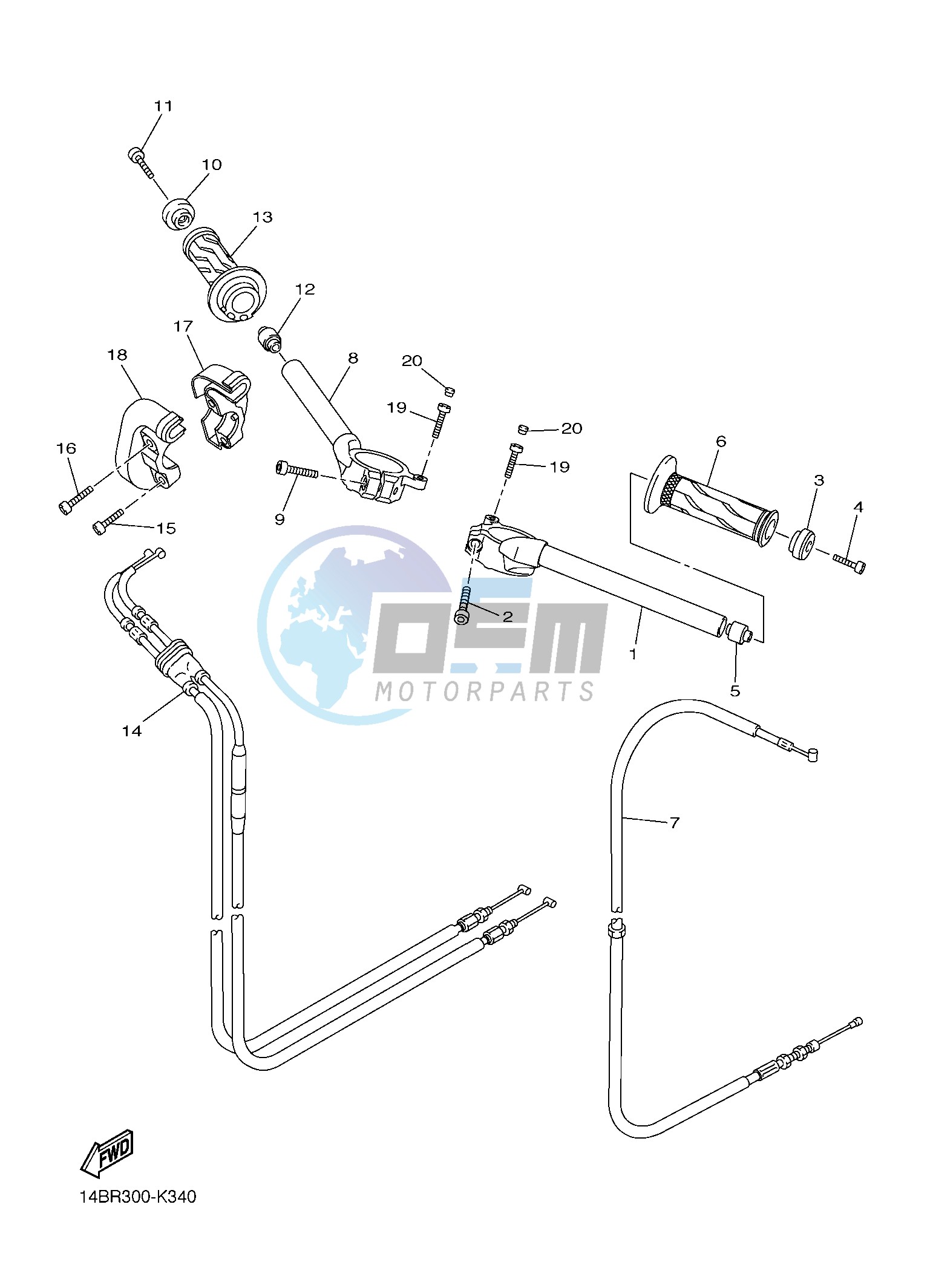 STEERING HANDLE & CABLE