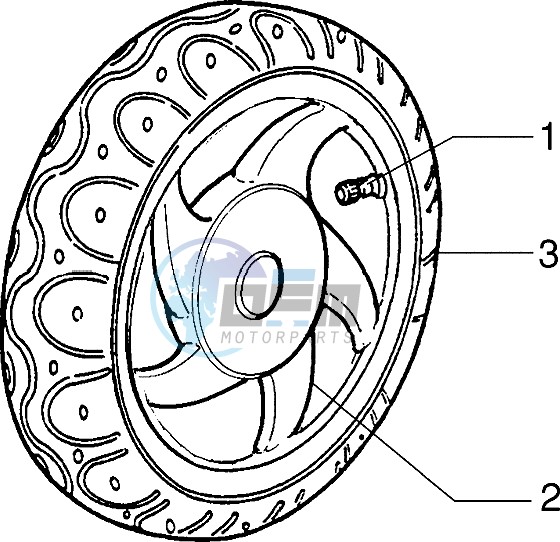 Front wheel