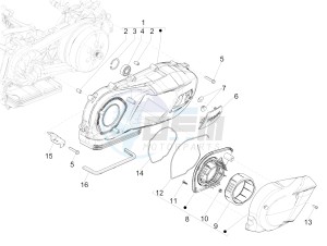 MEDLEY 125 4T IE ABS E4 2020 (APAC) drawing Crankcase cover - Crankcase cooling