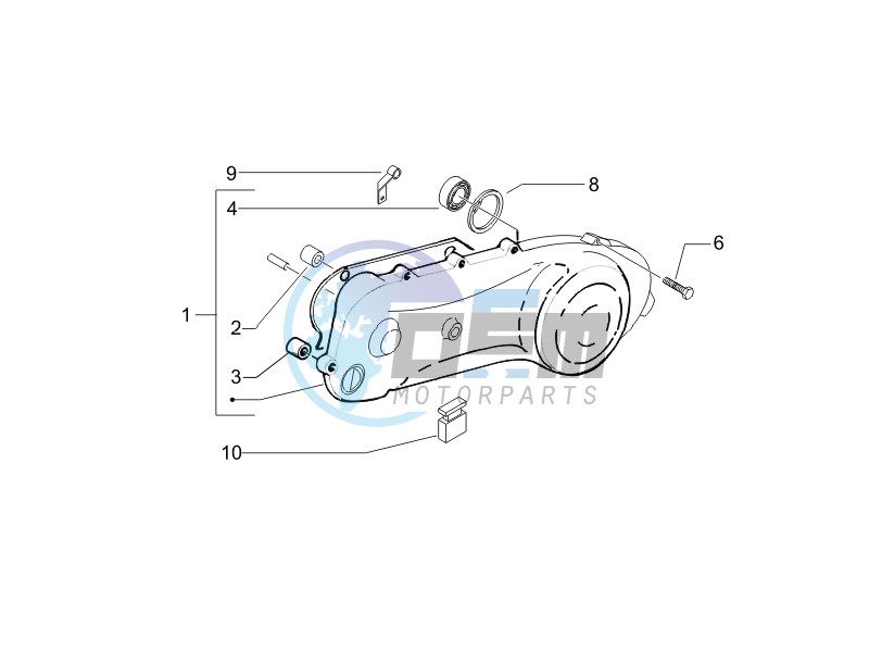 Crankcase cover - Crankcase cooling