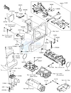 JET SKI ULTRA 310X JT1500LEF EU drawing Fuel Injection