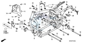 VT750CA9 Korea - (KO / ST) drawing FRAME BODY