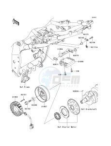 ZR 1000 B [Z1000 EUROPEAN] (B7F-B9F) B7F drawing GENERATOR