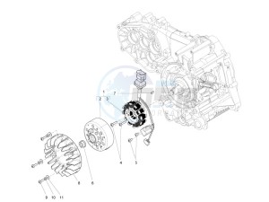 Liberty 125 4T Delivery E3 NEXIVE drawing Flywheel magneto