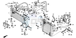 RVF750R drawing RADIATOR