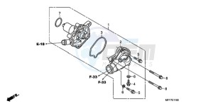 XL700V9 UK - (E / MKH SPC) drawing WATER PUMP