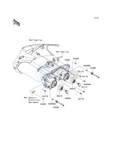 ZX 1000 D [NINJA ZX-10R] (D6F-D7FA) D6F drawing HEADLIGHT-- S- -