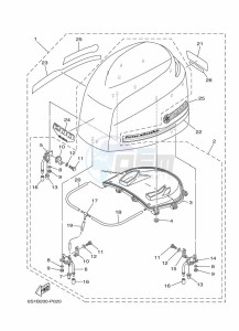 FL200BETX drawing FAIRING-UPPER