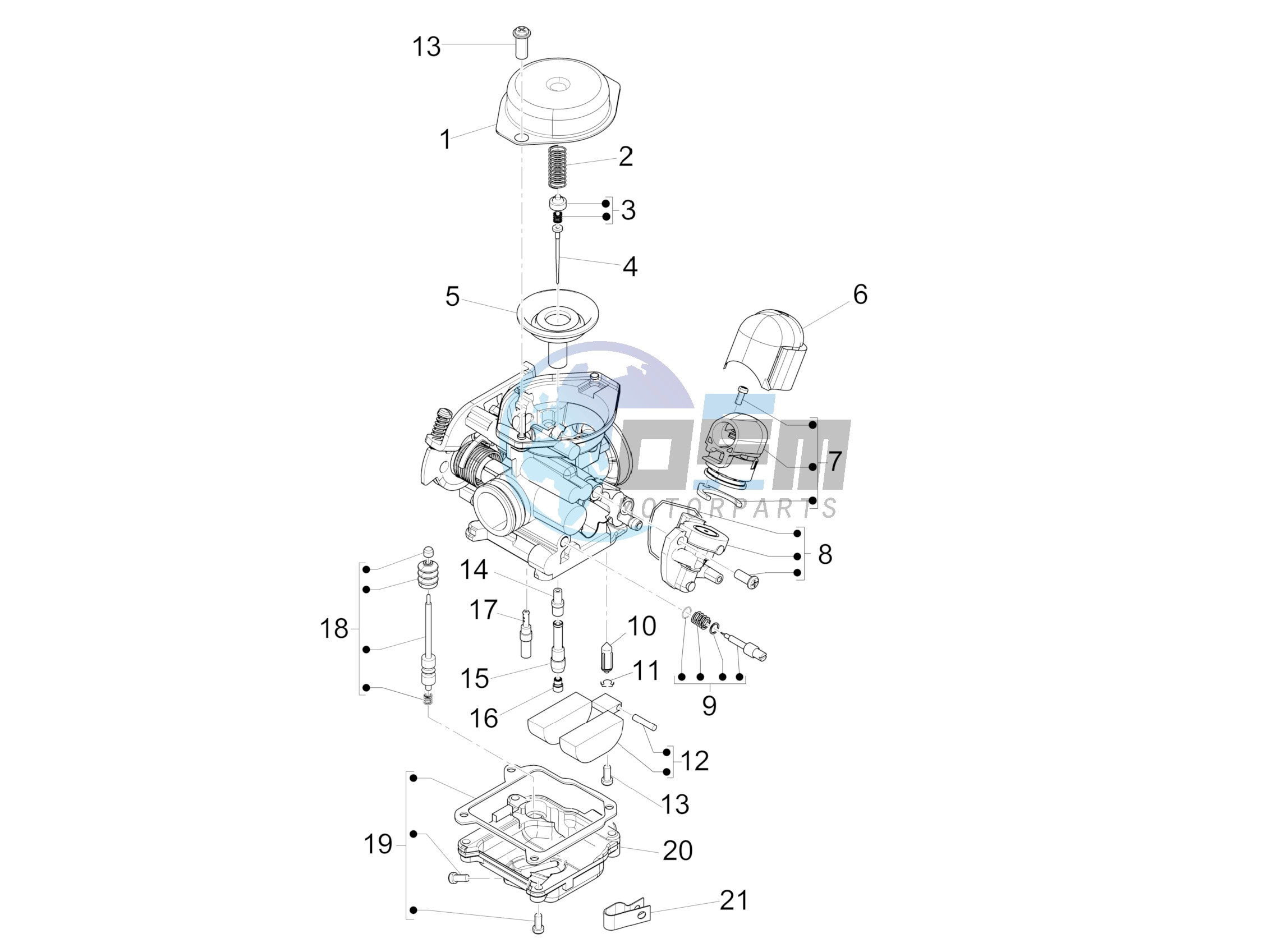 Carburetor's components