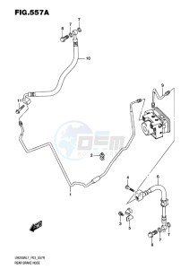 UH200 ABS BURGMAN EU drawing REAR BRAKE HOSE