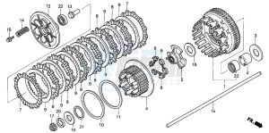 CB1300S CB1300SUPERBOLD'OR drawing CLUTCH