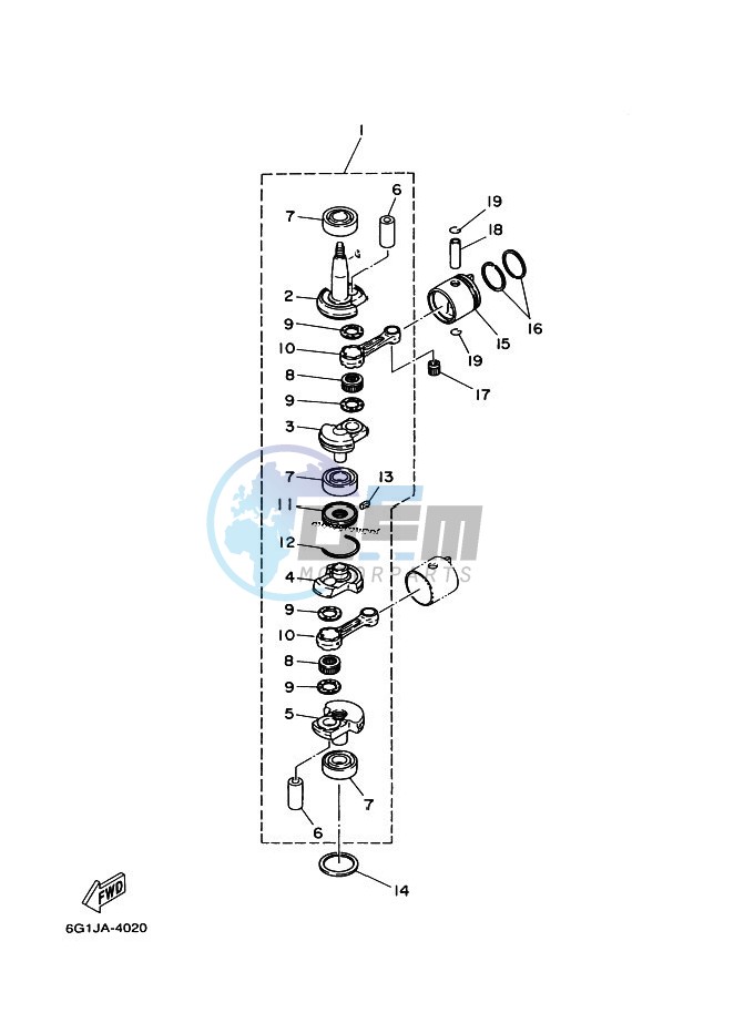 CRANKSHAFT--PISTON