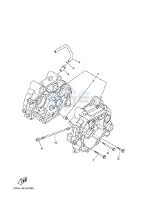 TT-R50 TT-R50E (2CJB 2CJC) drawing CRANKCASE