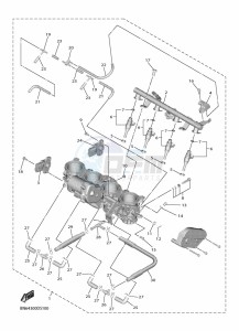 YZF600 YZF-R6 (BN6H) drawing INTAKE 2