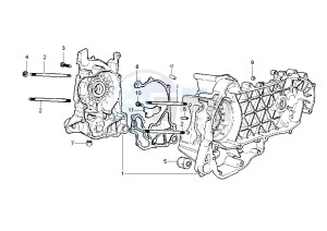 GRANTURISMO 125-200 drawing Crankcase