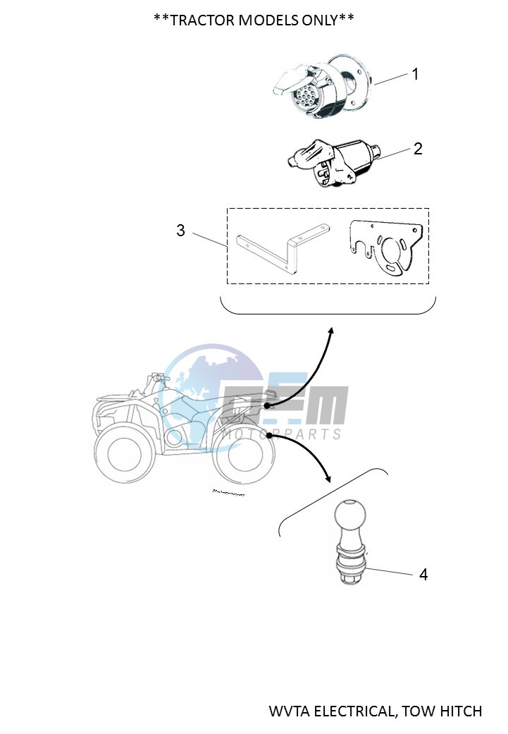 WVTA ELECTRICAL, TOW HITCH