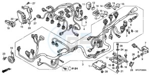 CB600F39 Australia - (U / ST) drawing WIRE HARNESS