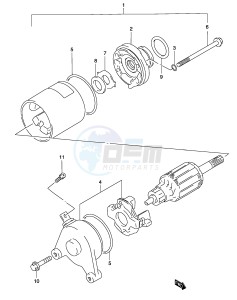 GZ125 (P19) drawing STARTING MOTOR