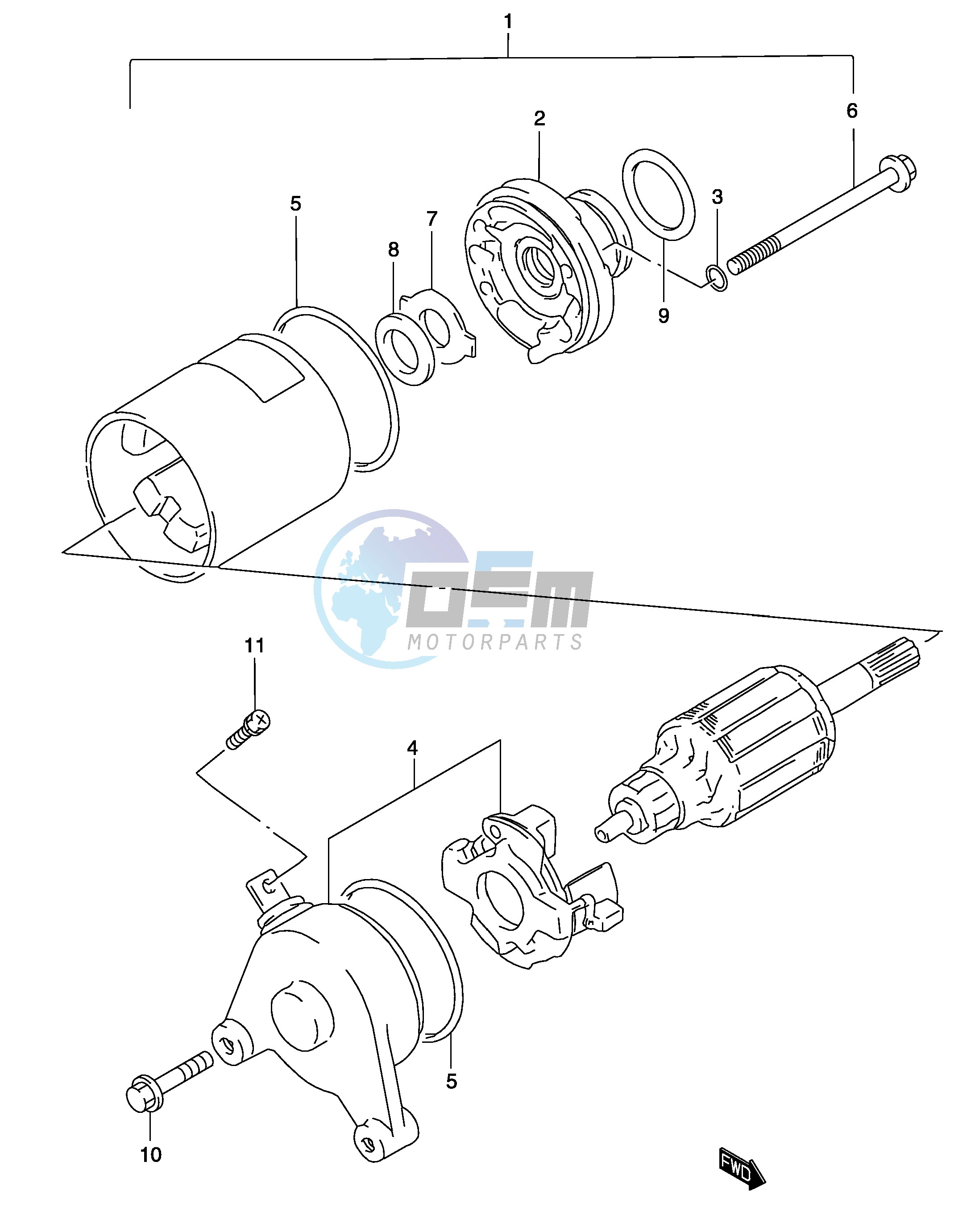 STARTING MOTOR