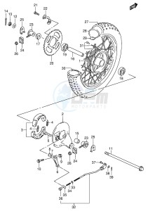 DS80 (E3-E28) drawing REAR WHEEL