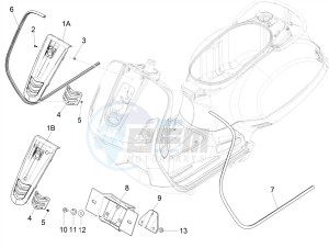 SUPER GTS 300 4T 4V IE ABS E3 (APAC) drawing Front shield