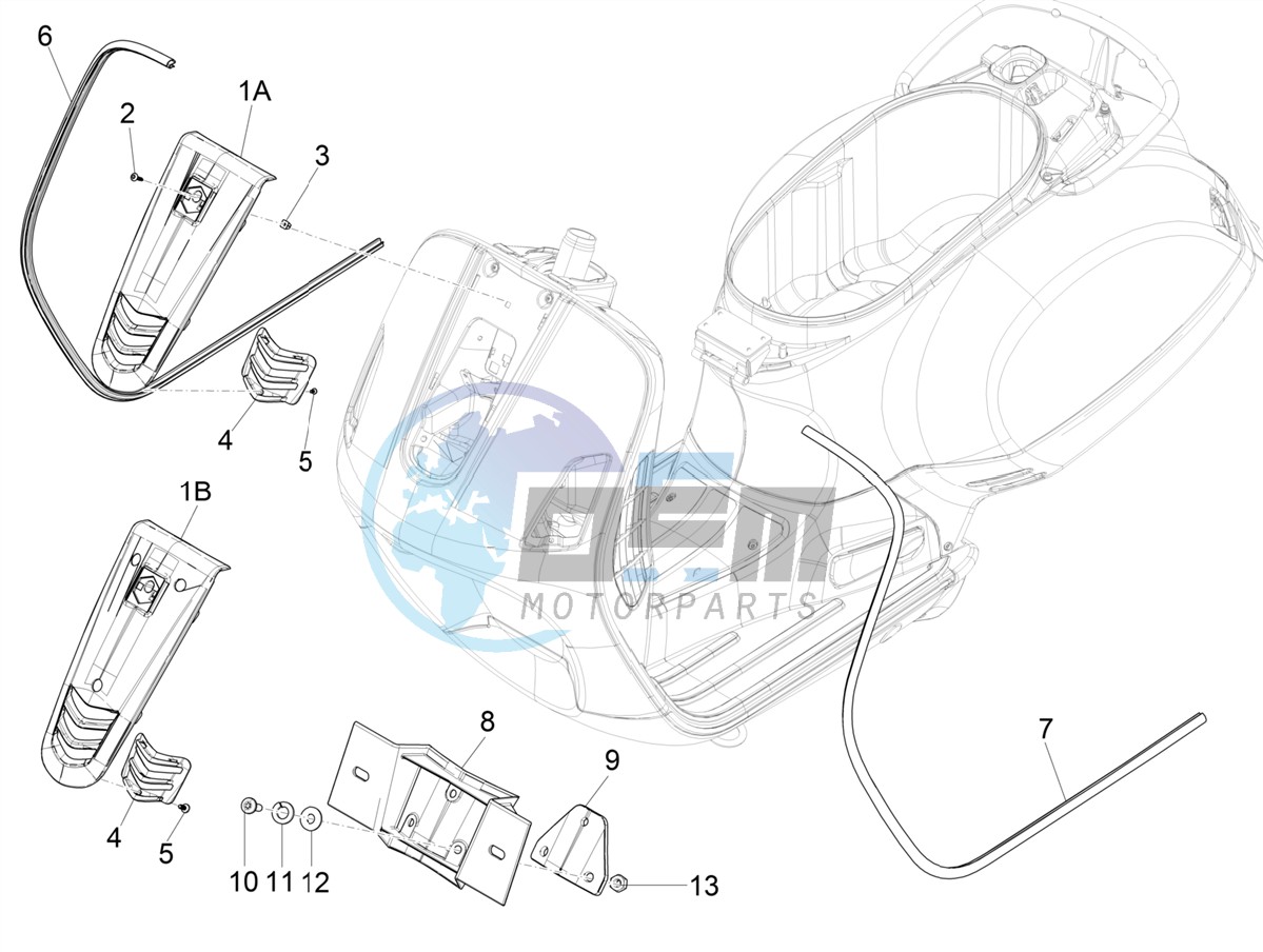 Front shield