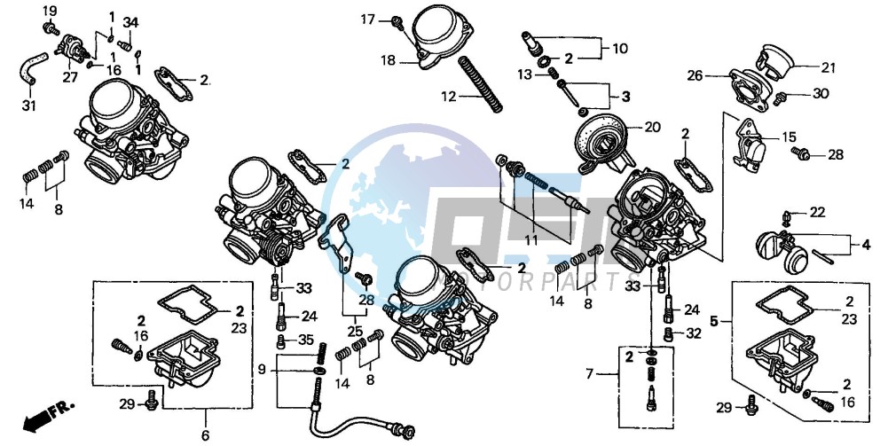 CARBURETOR (COMPONENT PARTS)