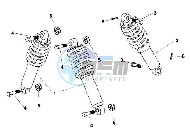 SHOCK ABSORBER  FRONT AND REAR