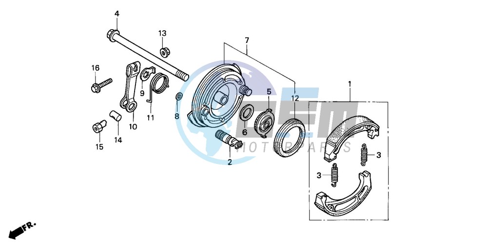 FRONT BRAKE PANEL